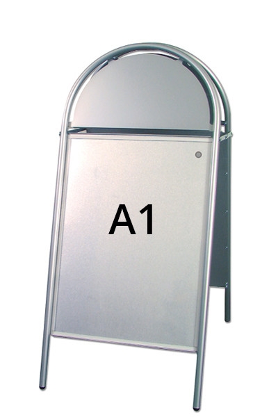 A1 Metal A-skilt  Pro-klassisk flere FARVER: m/APET front & magnet